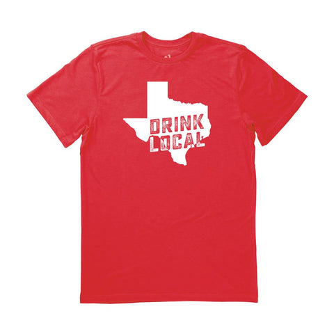 Locally Grown Clothing Co. Men's Texas Drink Local State Tee