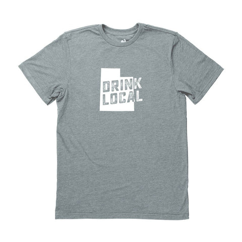 Locally Grown Clothing Co. Men's Utah Drink Local State Tee