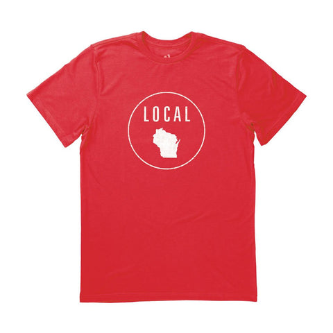 Locally Grown Clothing Co. Men’s Wisconsin Local Tee