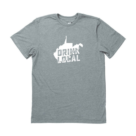 Locally Grown Clothing Co. Men’s West Virginia Drink Local State Tee