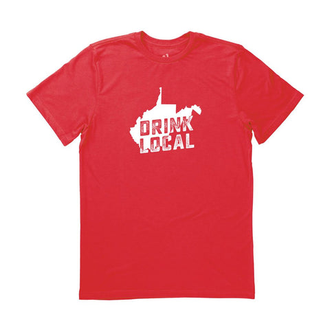 Locally Grown Clothing Co. Men’s West Virginia Drink Local State Tee