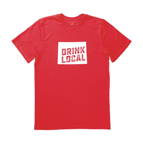 Locally Grown Clothing Co. Men’s Wyoming Drink Local State Tee