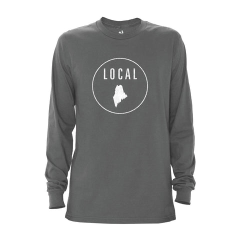 Locally Grown Clothing Co. Men's Maine Local Long Sleeve Crew
