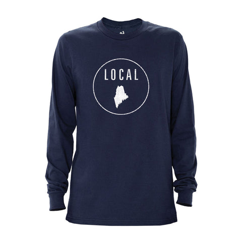 Locally Grown Clothing Co. Men's Maine Local Long Sleeve Crew