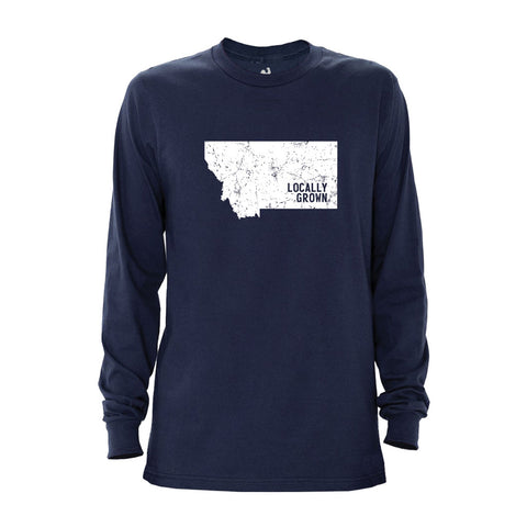Locally Grown Clothing Co. Men's Montana Solid State Long Sleeve