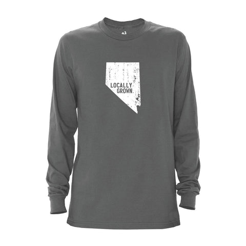 Locally Grown Clothing Co. Men's Nevada Solid State Long Sleeve