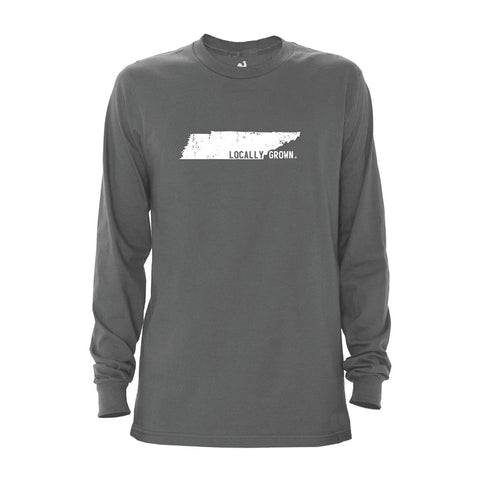 Locally Grown Clothing Co. Men's Tennessee Solid State Long Sleeve