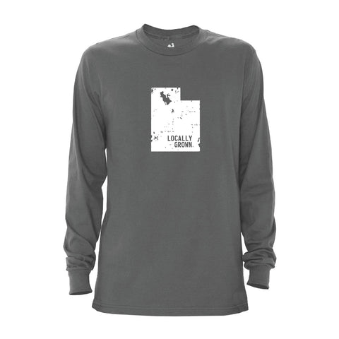 Locally Grown Clothing Co. Men's Utah Solid State Long Sleeve