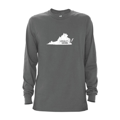 Locally Grown Clothing Co. Men's Virginia Solid State Long Sleeve