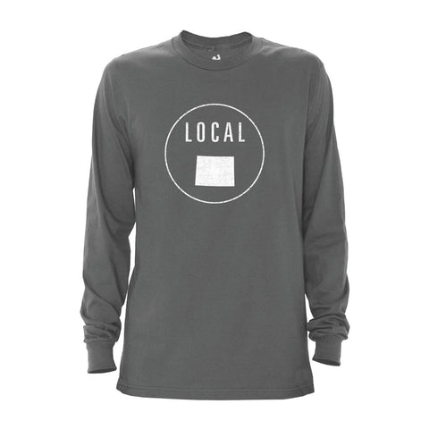 Locally Grown Clothing Co. Men's Wyoming Local Long Sleeve Crew