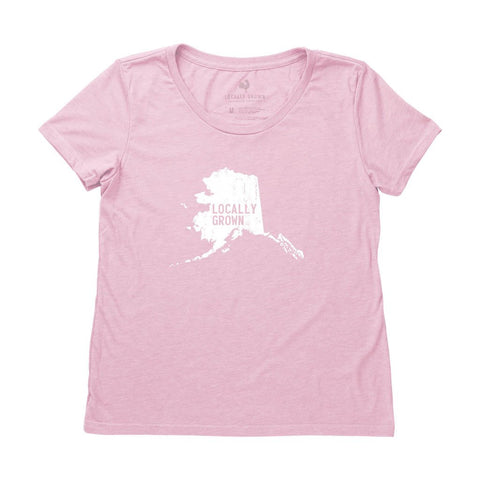 Locally Grown Clothing Co. Women's Alaska Solid State Tee
