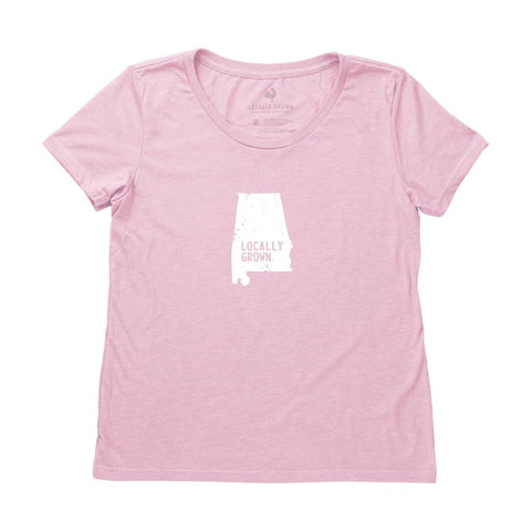 Locally Grown Clothing Co. Women's Alabama Solid State Tee