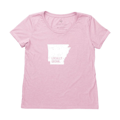 Locally Grown Clothing Co. Women's Arkansas Solid State Tee