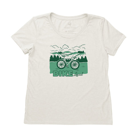 Locally Grown Clothing Co. Women's Bike Local (2-color) Tee