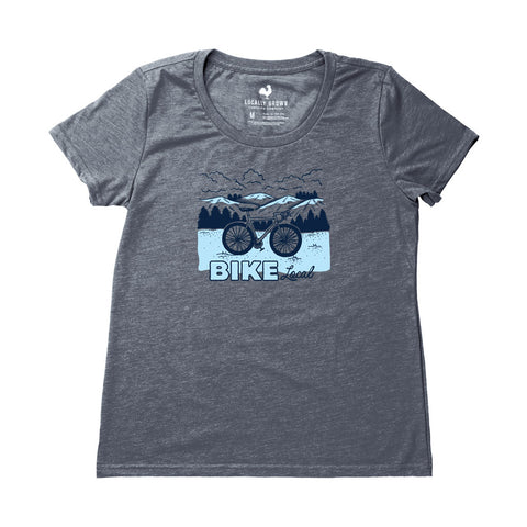 Locally Grown Clothing Co. Women's Bike Local (2-color) Tee