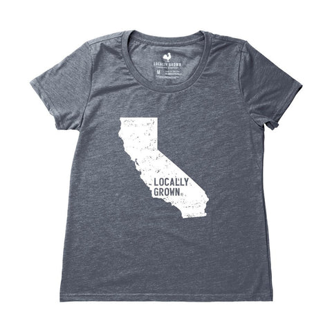 Locally Grown Clothing Co. Women's California Solid State Tee