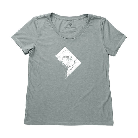 Locally Grown Clothing Co. Women's D.C. Solid State Tee