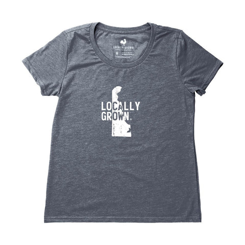 Locally Grown Clothing Co. Women's Delaware Solid State Tee