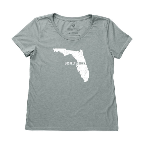 Locally Grown Clothing Co. Women's Florida Solid State Tee