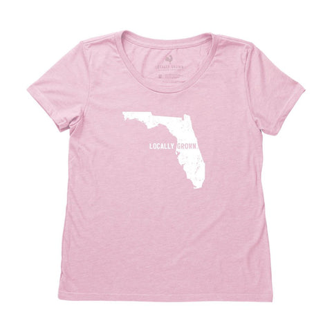 Locally Grown Clothing Co. Women's Florida Solid State Tee