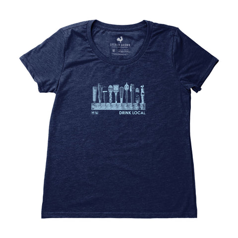 Locally Grown Clothing Co. Women's Drink Local-Taps Tee