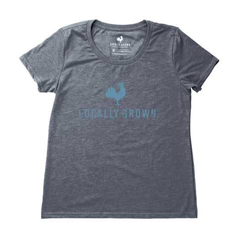 Locally Grown Clothing Co. Women's Rooster Logo Tee