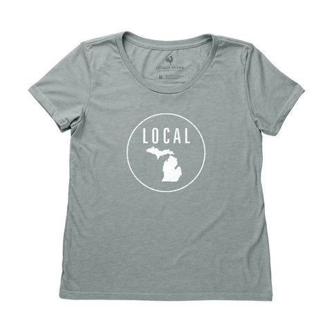 Locally Grown Clothing Co. Women's Michigan Local Tee