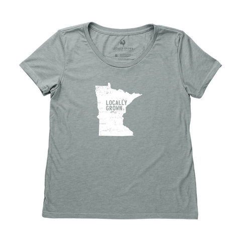 Locally Grown Clothing Co. Women's Minnesota Solid State Tee