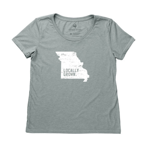 Locally Grown Clothing Co. Women's Missouri Solid State Tee