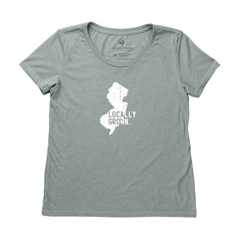 Locally Grown Clothing Co. Women's New Jersey Solid State Tee