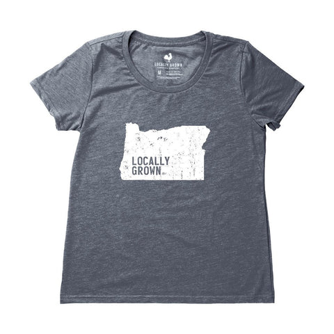 Locally Grown Clothing Co. Women's Oregon Solid State Tee
