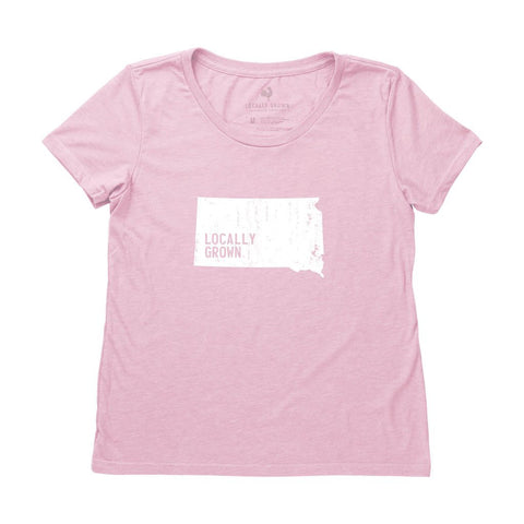 Locally Grown Clothing Co. Women's South Dakota Solid State Tee