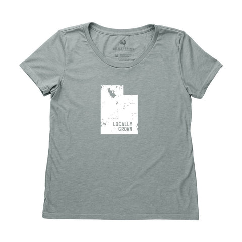 Locally Grown Clothing Co. Women's Utah Solid State Tee