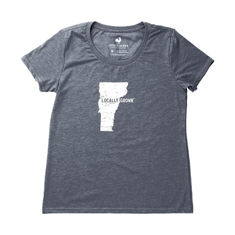 Locally Grown Clothing Co. Women's Vermont Solid State Tee