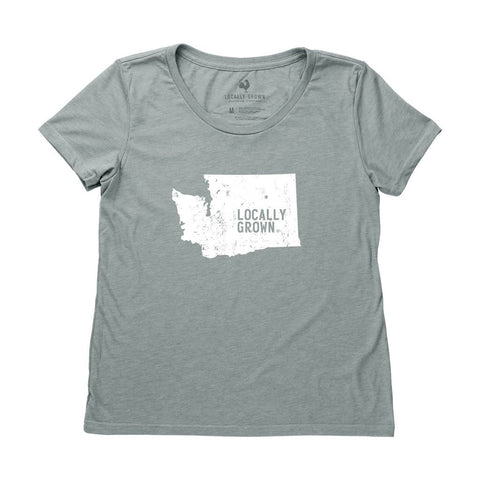 Locally Grown Clothing Co. Women's Washington Solid State Tee