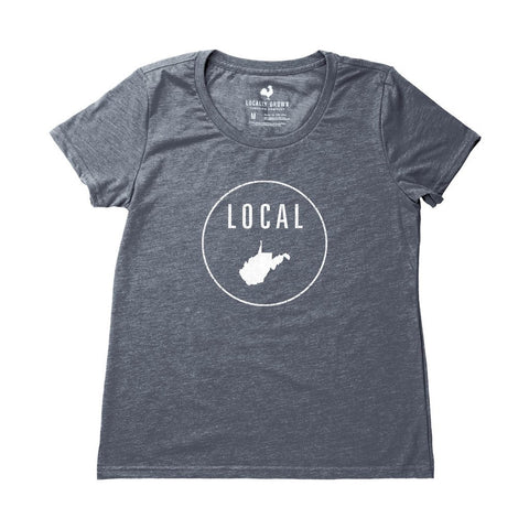 Locally Grown Clothing Co. Women's West Virginia Local Tee