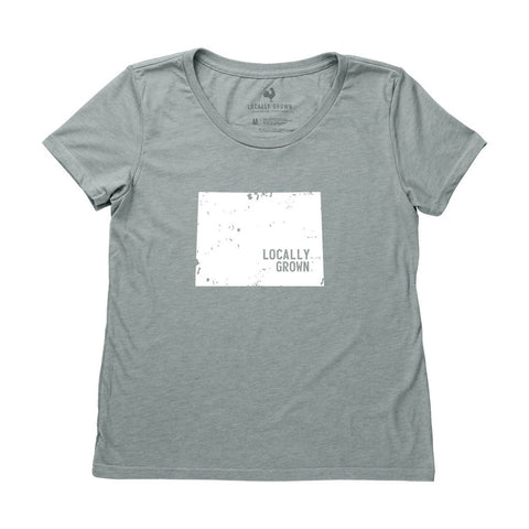 Locally Grown Clothing Co. Women's Wyoming Solid State Tee