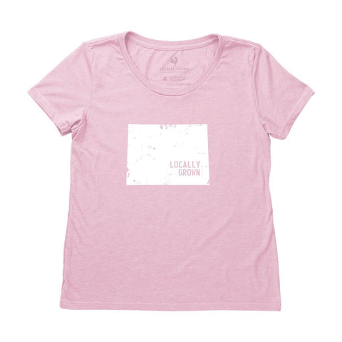 Locally Grown Clothing Co. Women's Wyoming Solid State Tee