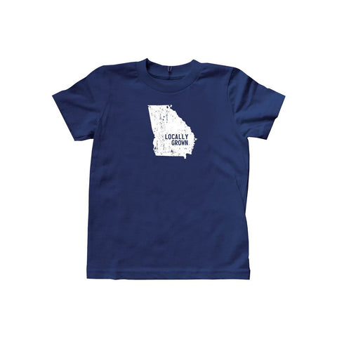 Locally Grown Clothing Co. Kids Georgia Solid State Tee