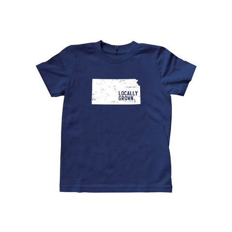 Locally Grown Clothing Co. Kids Kansas Solid State Tee