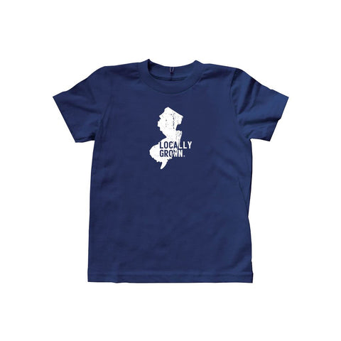 Locally Grown Clothing Co. Kids New Jersey Solid State Tee