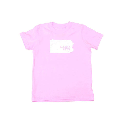 Locally Grown Clothing Co. Kids Pennsylvania Solid State Tee