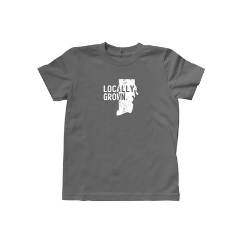 Locally Grown Clothing Co. Kids Rhode Island Solid State Tee