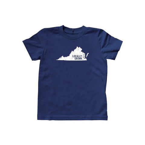 Locally Grown Clothing Co. Kids Virginia Solid State Tee