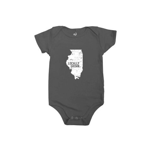 Locally Grown Clothing Co. Illinois Solid State One-piece