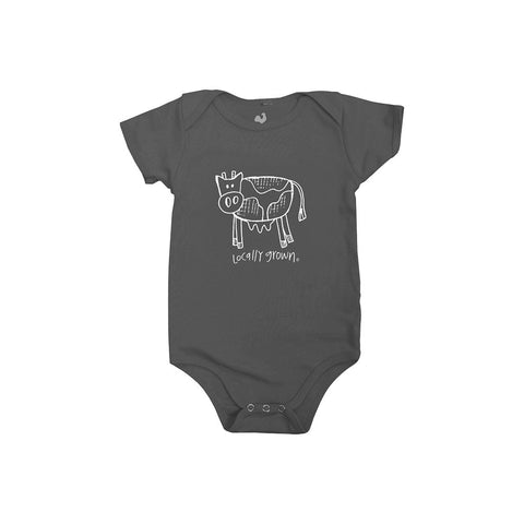Locally Grown Clothing Co. Lil' Cow One-piece