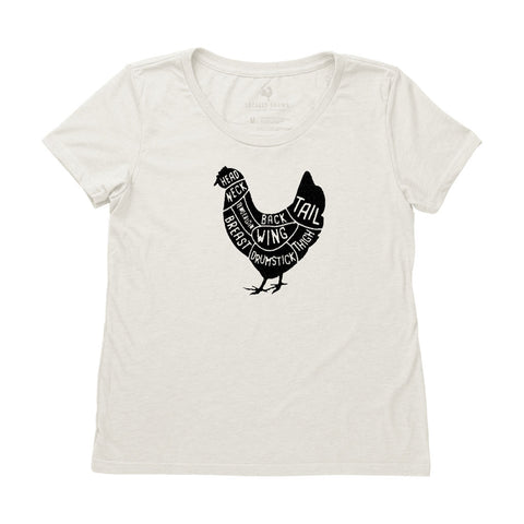 Locally Grown Clothing Co. Women's Chicken Cuts Tee