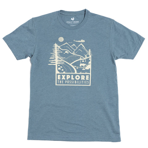 Locally Grown Clothing Co. Explore The Possibilities Tee