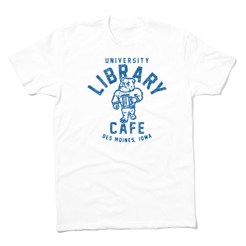 Locally Grown Clothing Co. Library Cafe Bulldog Tee