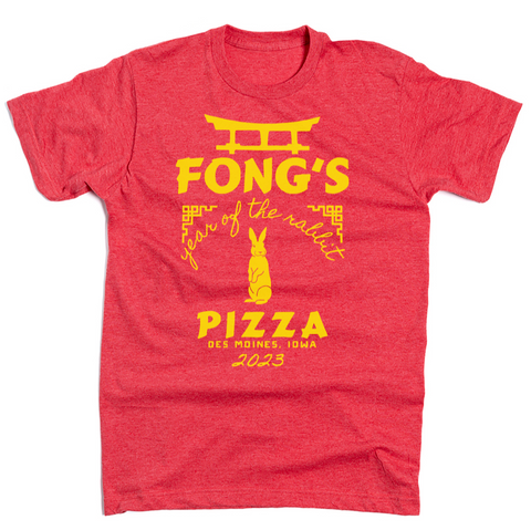 Locally Grown Clothing Co. Fong's Pizza: Year of the Rabbit Tee